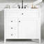 Meuble-lavabo avec lavabo, 3 tiroirs et tablette réglable-1478522556