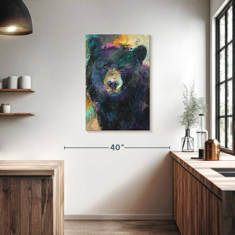 Brampt A Black Bear, 36" H x 24" W