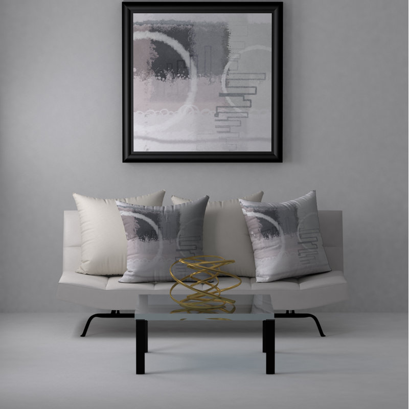 Reversible Throw Pillow, 24" x 24"
