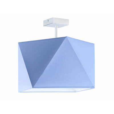 Demarian Fabric Semi Flush Mount