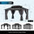 Aluminum Permanent Patio Gazebo with Double Roof-115801580
