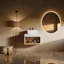 Meuble-lavabo mural 24 po avec lavabo en céramique et compartiments de rangement ouverts-870948703-870948706