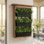 Pot à fleurs mural en bois 3 pièces Dingle