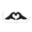 Modern Stoneware Ceramic Hand Heart Decorative Sculpture-1821261253