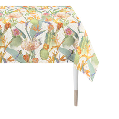 Anharika Rectangular Floral Tablecloth