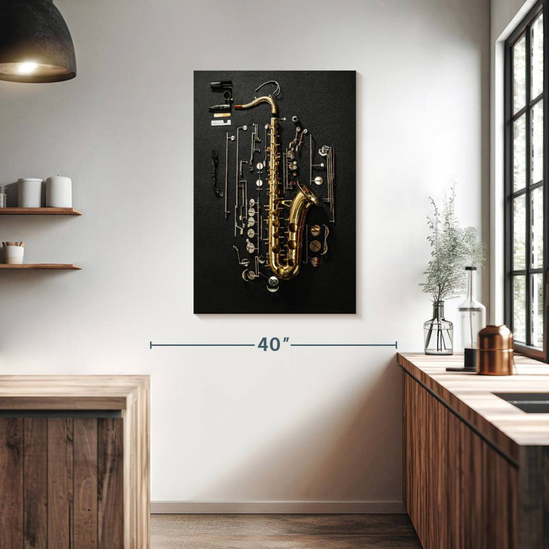 Abarca Play The Saxophone, 39" H x 26" W