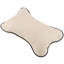 Coussin de soutien respirant et souple pour appuie-tête de siège d'auto (beige)