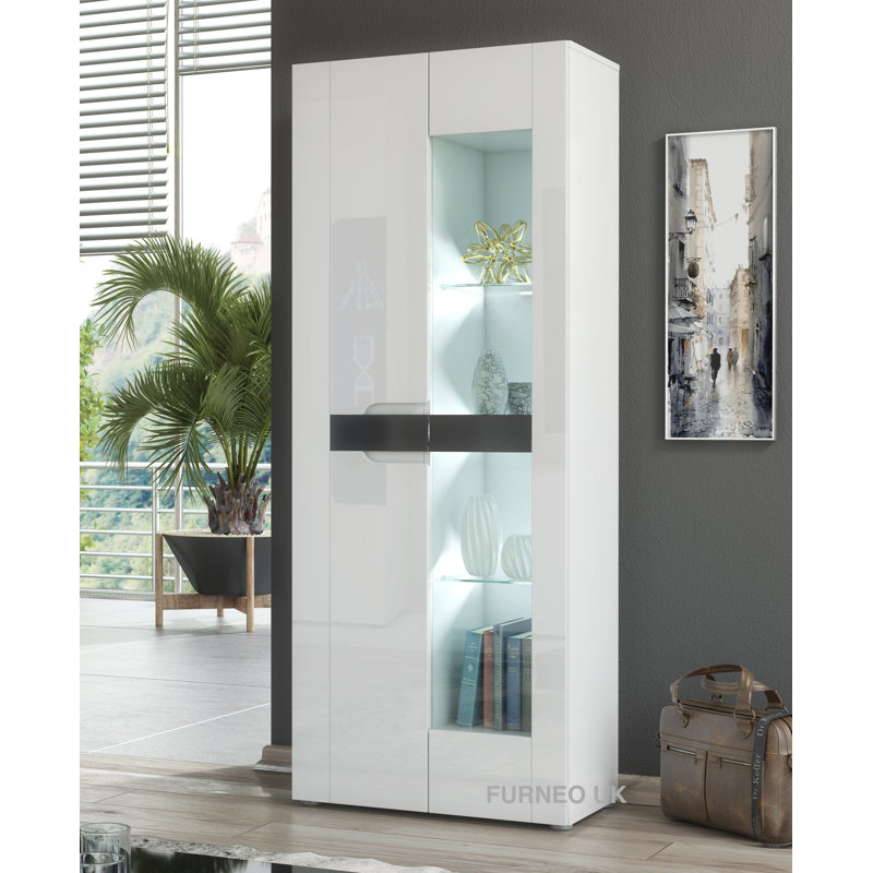 Milano Display Cabinet, White