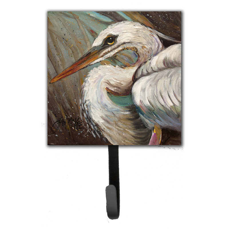 Porte-laisse aigrette et crochet mural