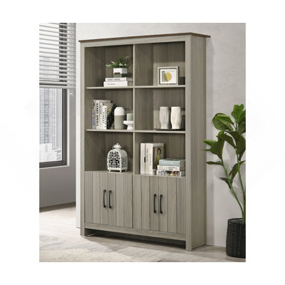 Bibliothèque avec portes d'armoire