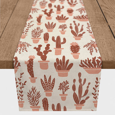 Chemin de table Houseplants On Linen