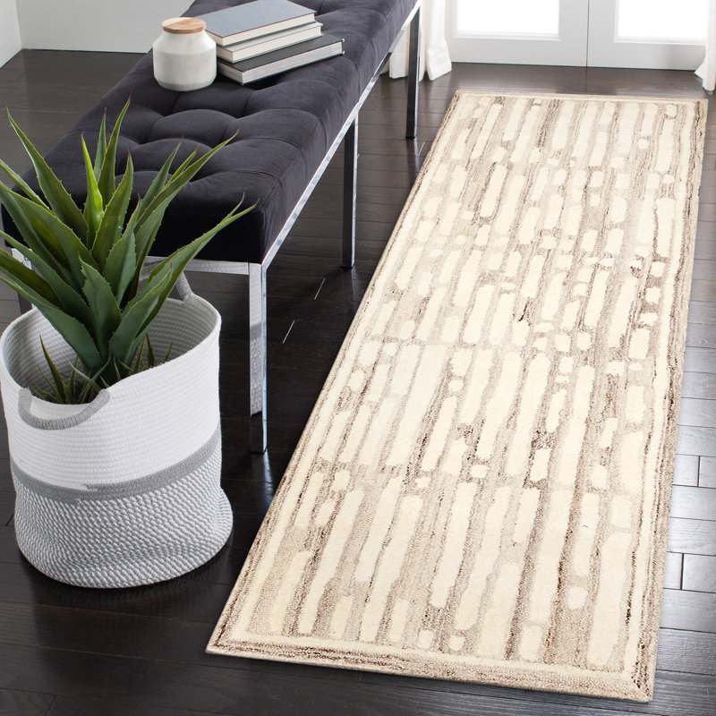 Aliva Wool Geometric Indoor Rug, Runner 2' x 7'6"