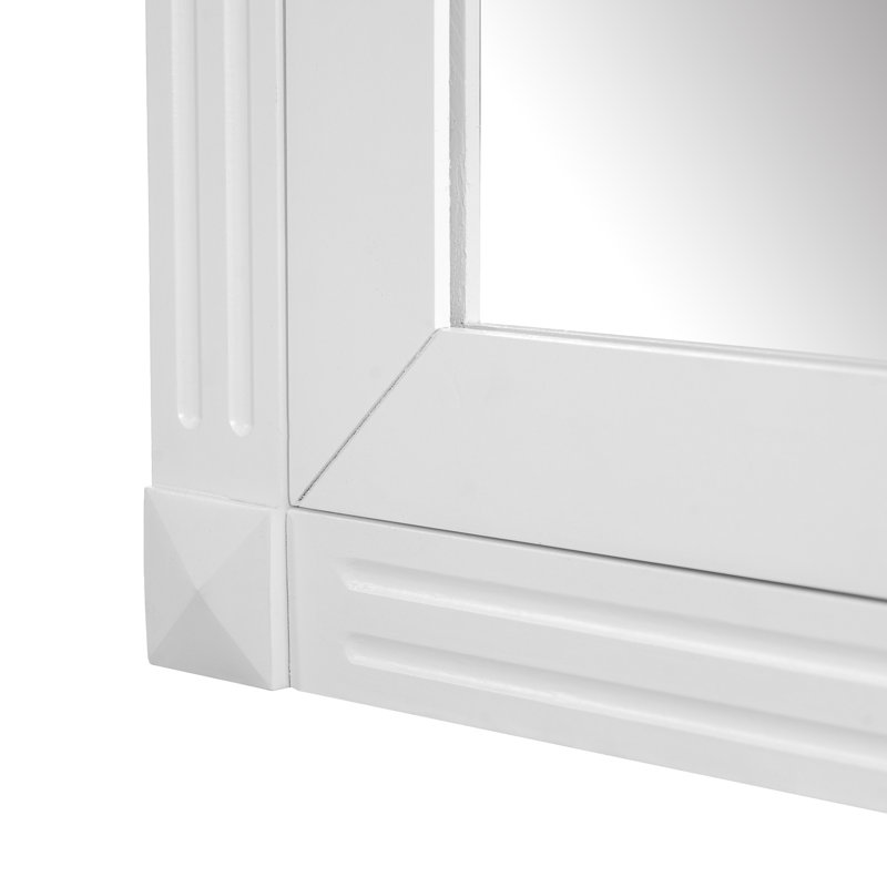 Armoire à pharmacie murale 36 po x 28 po avec double miroir et tablettes réglables Zyrven, Blanc