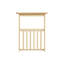 Wood Free Standing Magazine Rack