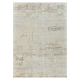 WINSTON Abstract Design Hand-Knotted Sand Area Rug, 8' X 10'