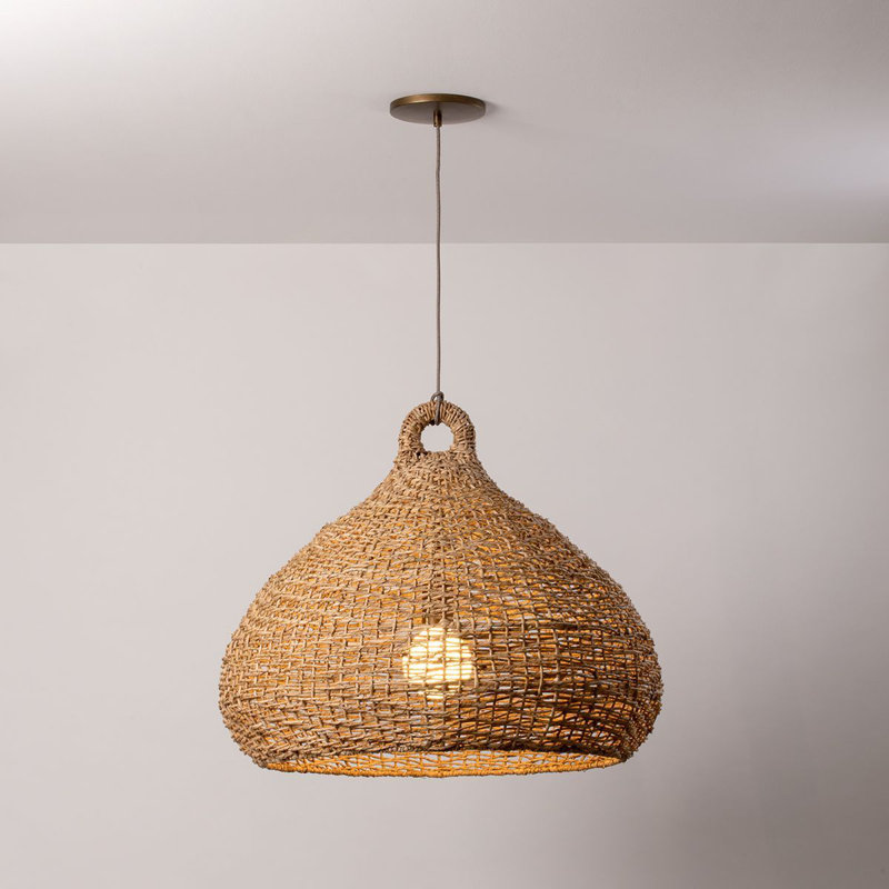 Lechlan 1 Light Pendant, 26.5" H x 32" W x 32" D