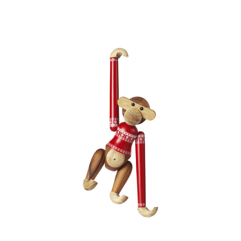 Monkey Christmas Jumper 2024 Small Teak/Limba