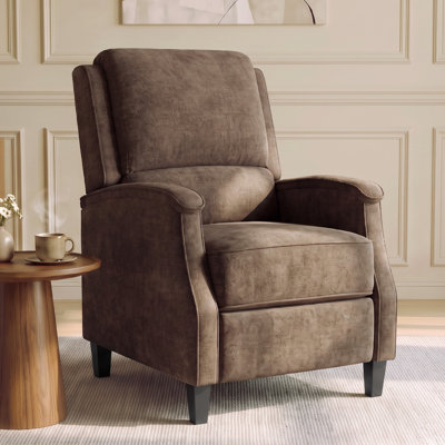 Fauteuil inclinable moderne du milieu du siècle, fauteuil lounge en chenille avec soutien lombaire pour salon