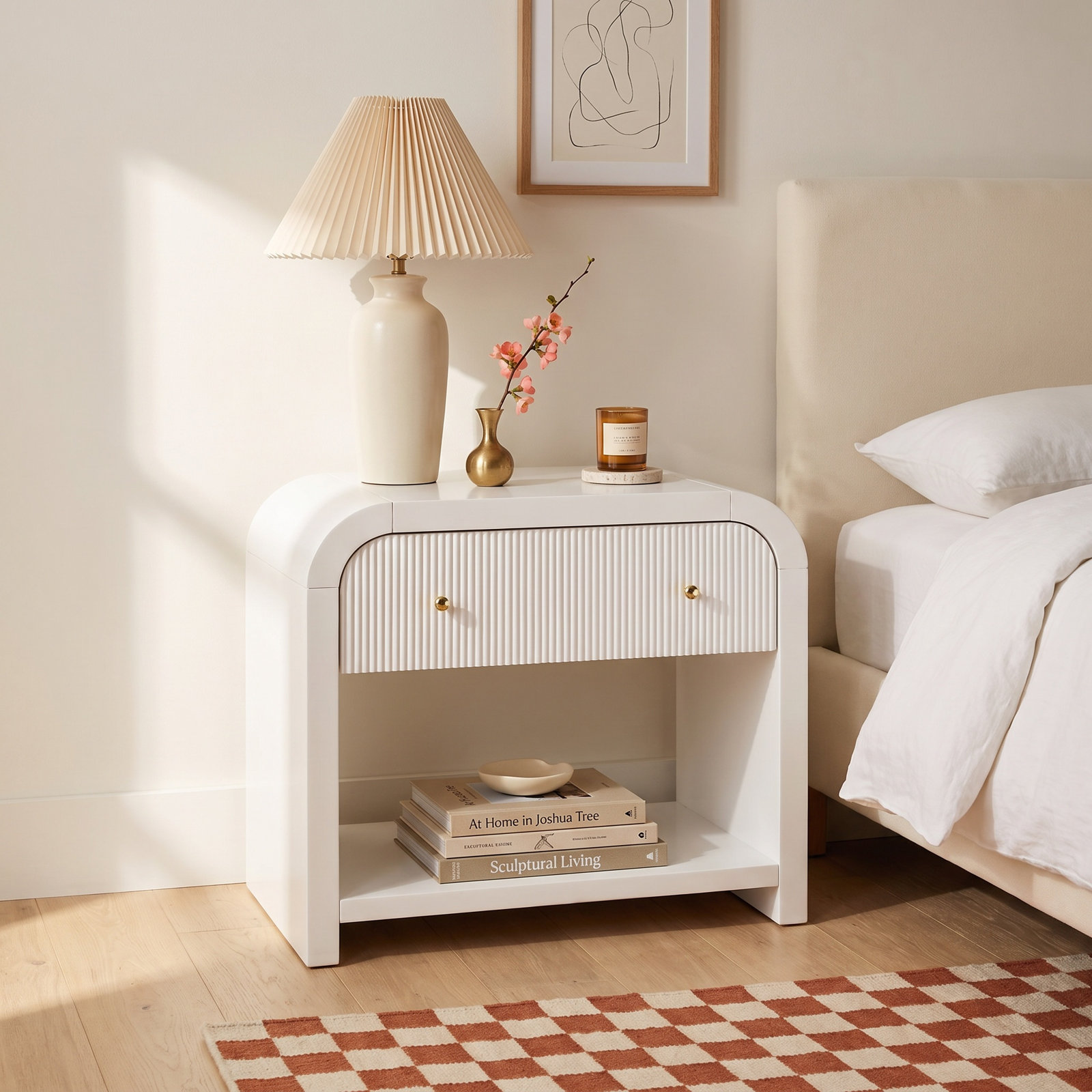 Liabella Nightstand, White