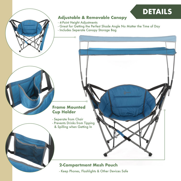 ARROWHEAD Outdoor Chaise de camping hamac pliante ARROWHEAD