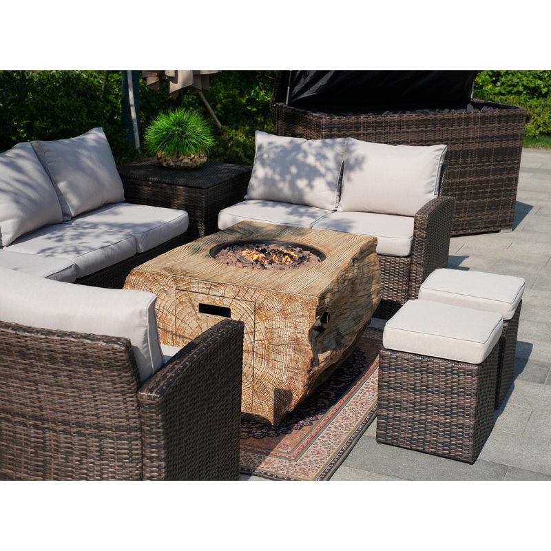 - Person Patio Conversation Set with Cushions