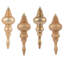 7" 4-Finish Finial Ornament-2100267227