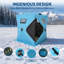Abri de pêche sur glace Hub Blue-134100402-134100405