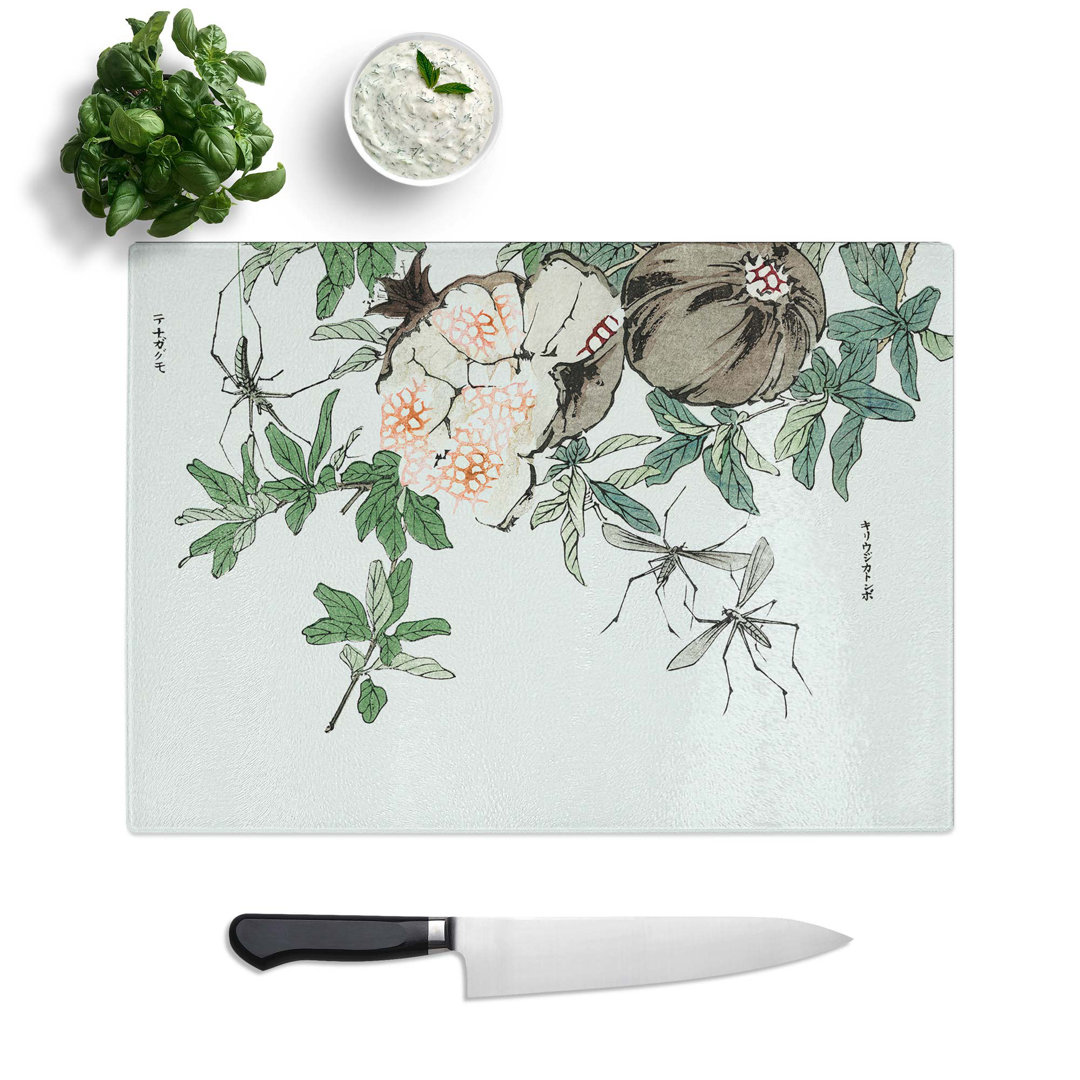 Tempered Glass Pomegranate by Morimoto Toko Chopping Board