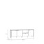 SAITAMA Unfinished TV Stand for TVs up to 70"