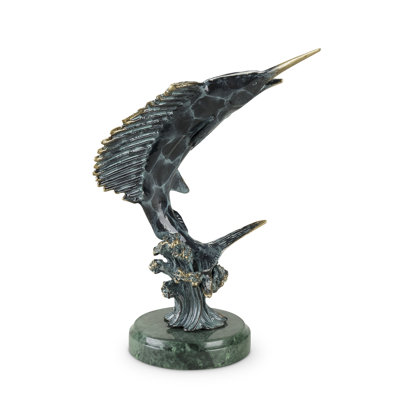 Feeding Frenzy Sailfish Sculpture