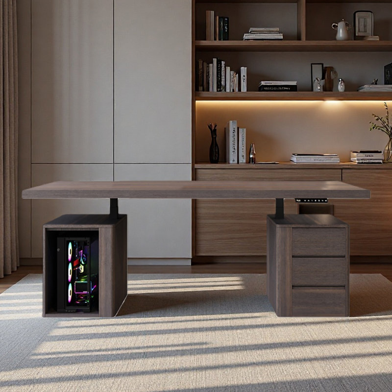 Bureau intelligent à hauteur réglable pour apprendre, H 52,76 po x l 70,87 po x P 31,50 po