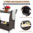 Gurney Slade Powder Coated Steel Bar Cart
