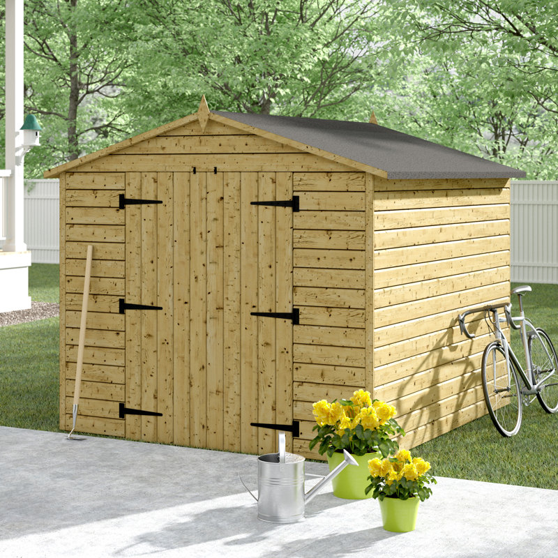 Premier Apex 8 Ft. W x 8 Ft. D Shiplap Wooden Shed