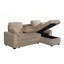 Ensemble de canapé modulaire multifonctionnel avec plateau porte-gobelet amovible, chaise intégrée au rangement et dossiers réglables-117627921