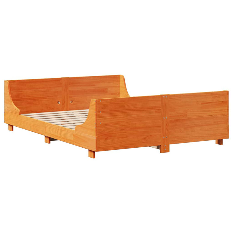 Clavier Bed, Double (4'6), wax brown