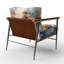 Chaise d'appoint Forest - fauteuil Delicate Spring Forest Blooms II-1180593935