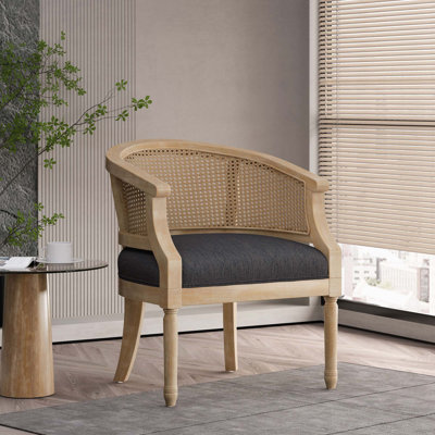 Chaise d'appoint en bois d'hévéa