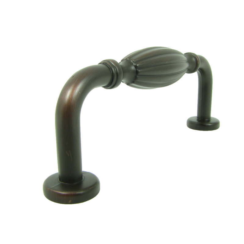 Oil Rubbed Bronze 3'' Cabinet Pull Set with Mounting Hardware