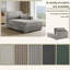 Chaise longue surdimensionnée en flanelle de fourrure de lapin gris clair avec accoudoirs et coussins Bentura-1264939619