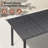 Rectangular Outdoor Dining Table With Umbrella Hole-349370353
