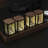 Digital Tube Clock Walnut Digital Clock