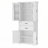 Versatile Storage Cabinet with Multi-Functional Space, Adjustable Shelves, and 2 Drawers for Organized Living-1387163345