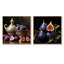 Ensemble de 2 fruits fruits Golden Fig Elegance I - fruits, art mural-453592826-453592773