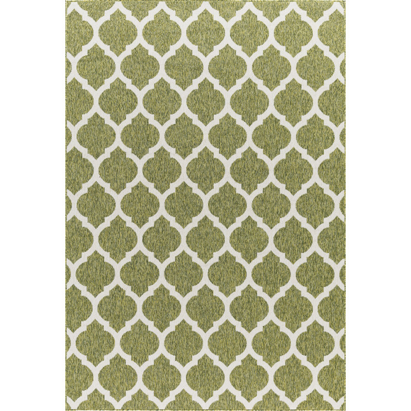 Tapis vert de haute qualité Aliveya, Rectangle 7 pi 10 po x 10 pi 2 po