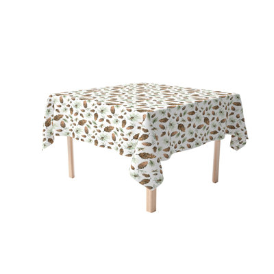 Larson Pinecones Allover Tablecloth