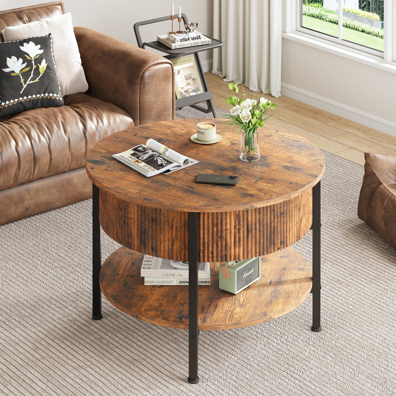 Modern coffee table, Brun