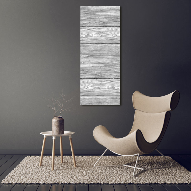Wooden Background - Wrapped Canvas Print