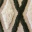 Causeuse de salon avec revêtement en chenille Mosswood et coussins décoratifs texturés