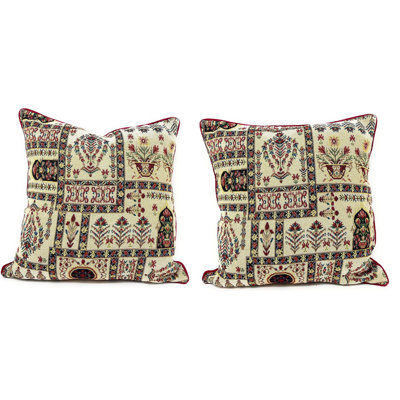 Damask Cotton Blend Pillow Cover