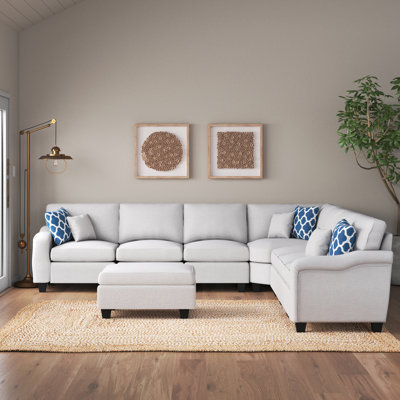 Beulah Upholstered L-Shaped Sectional Reversible